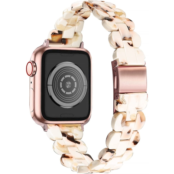 Secbolt Apple Watch 7 Resin Kay (41mm)-Nougat White