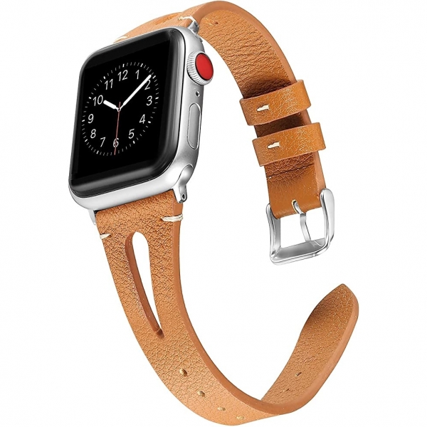Secbolt Apple Watch Deri Kay (41mm)-Brown