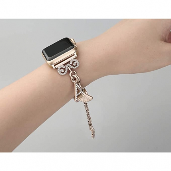 Secbolt Apple Watch Charm Kay (45mm)-Gold