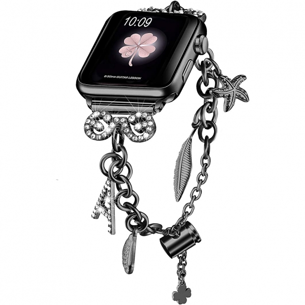 Secbolt Apple Watch Charm Kay (41mm)-Black