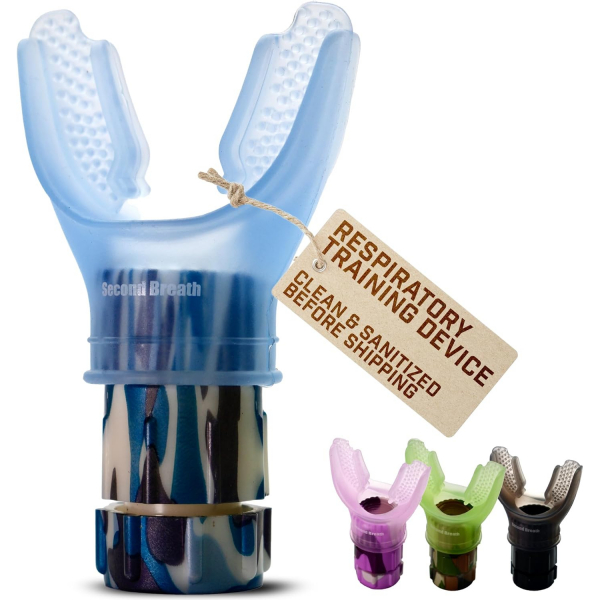 Second Breath Ak�ll� Nefes Egzersiz Cihaz�-Blue