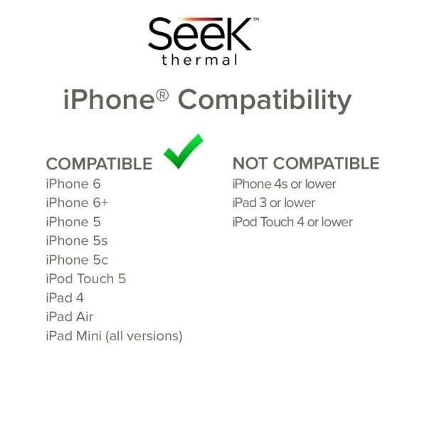 Seek Thermal CompactXR iOS in Kzltesi Grntleyici