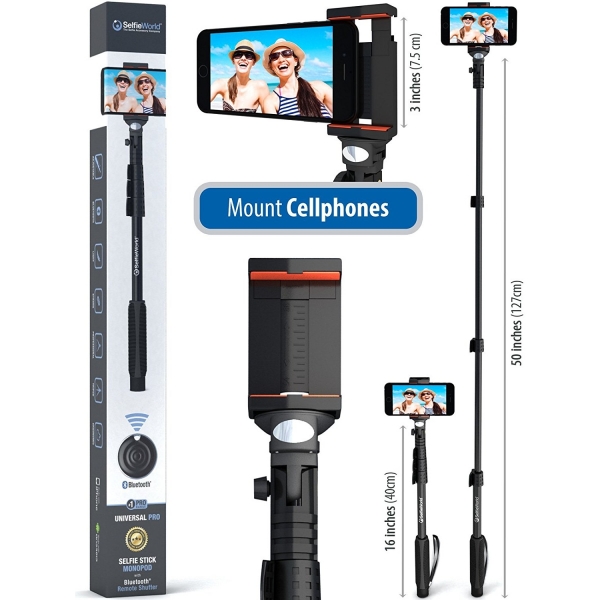 Selfie World G0Pro Su Geirmez Bluetooth Selfie ubuu