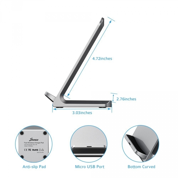 Seneo Kablosuz H�zl� �arj Stand�-White