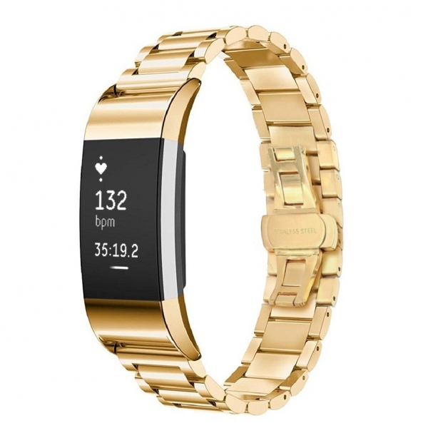 Shangpule Fitbit Charge 2 Wrist Kay-Gold