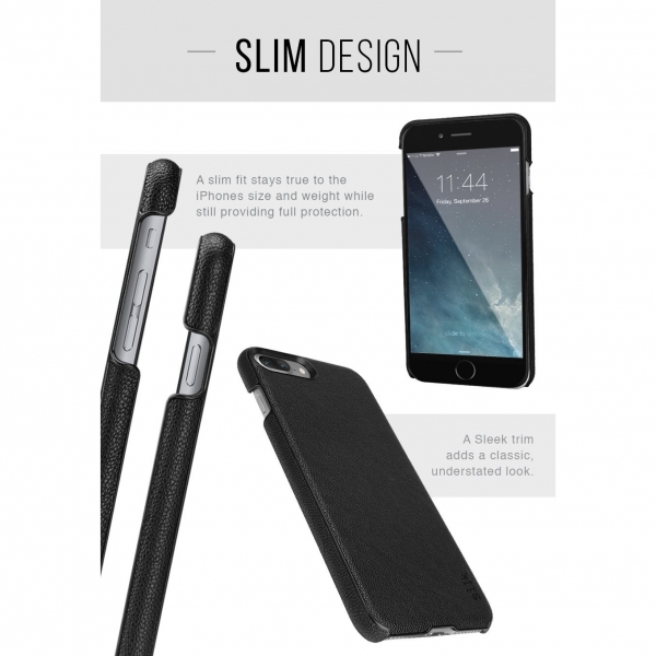 Silk Apple iPhone 8 Plus Sofi Fashion Klf-Black