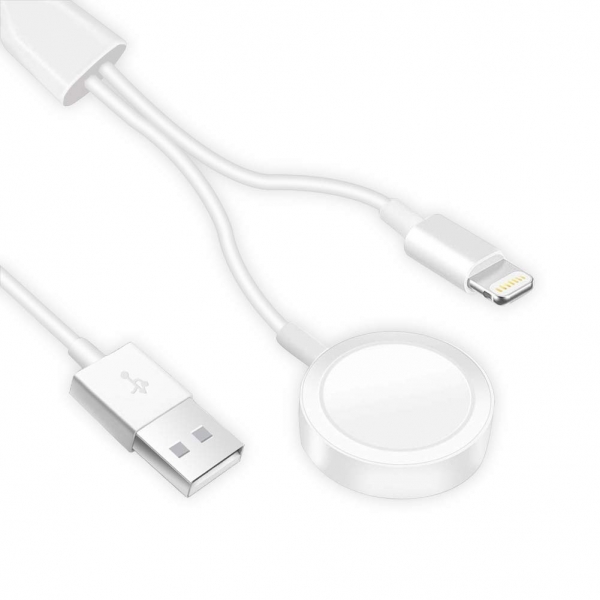 SimpJoy Apple Watch Ve iPhone �arj Kablosu (1M)-White