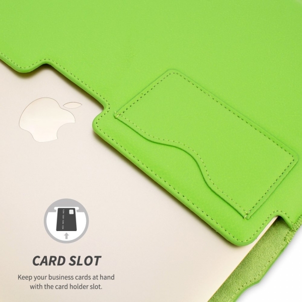 Snugg Apple MacBook Deri Klf (12 in)-Green