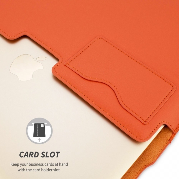 Snugg Apple MacBook Deri Klf (12 in)-Orange