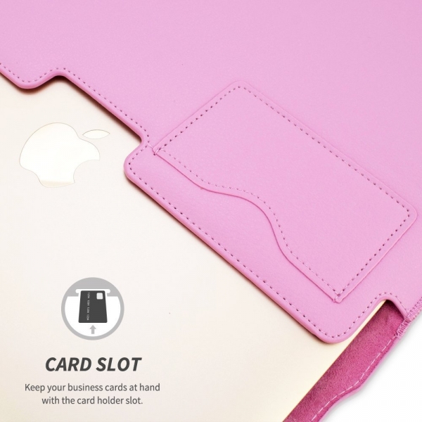 Snugg Apple MacBook Deri Klf (12 in)-Candy Pink