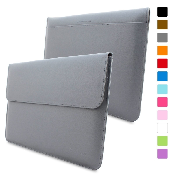 Snugg Apple MacBook Pro Deri Klf (15 in)-Grey