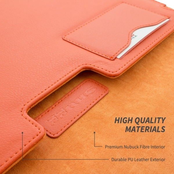 Snugg Apple MacBook Pro Deri Klf (15 in)-Orange