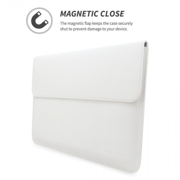 Snugg Apple MacBook Pro Deri Klf (15 in)-White