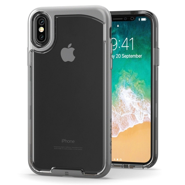 Snugg Apple iPhone X Vision Serisi Bumper Klf-GREY