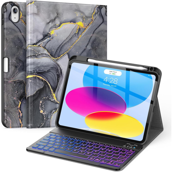 Soke Apple iPad 11.Nesil Klavyeli Klf (11 in)-Black