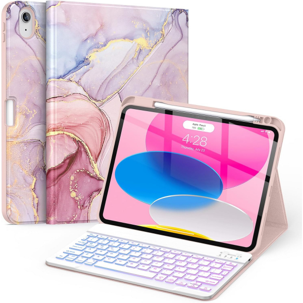 Soke Apple iPad 11.Nesil Klavyeli Klf (11 in)-Dreamy