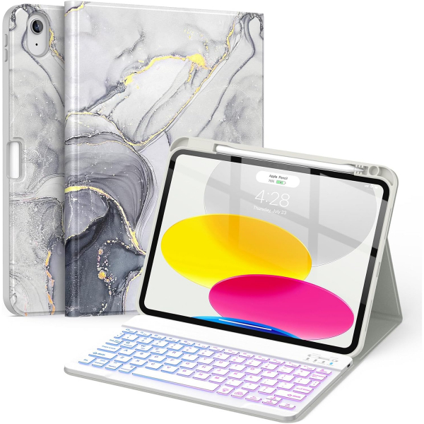 Soke Apple iPad 11.Nesil Klavyeli Klf (11 in)-Grey