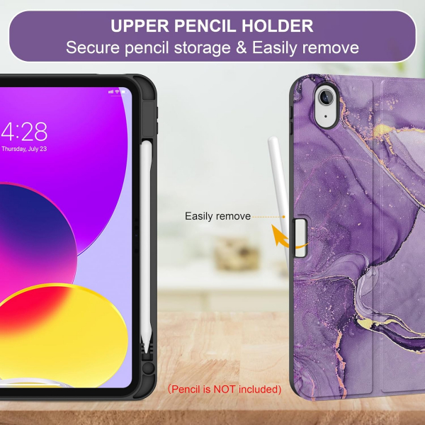 Soke Apple iPad 11.Nesil Klavyeli Klf (11 in)-Purple