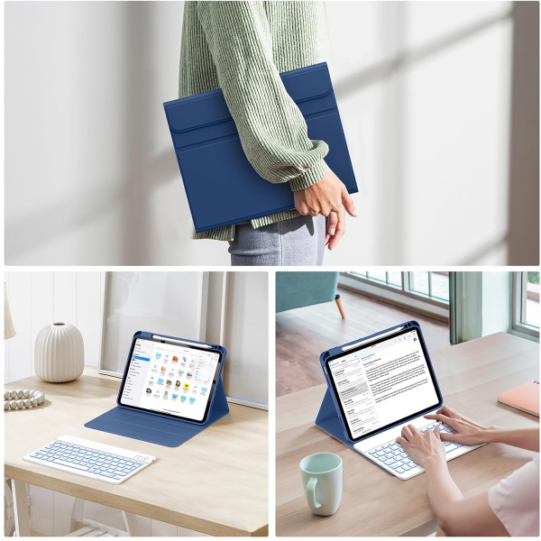 Soke Apple iPad 10/11.Nesil Klf (10.9/11 in)-Navy