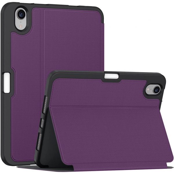 Soke Apple iPad Mini 6 Standl Klf (8.3 in)-Purple