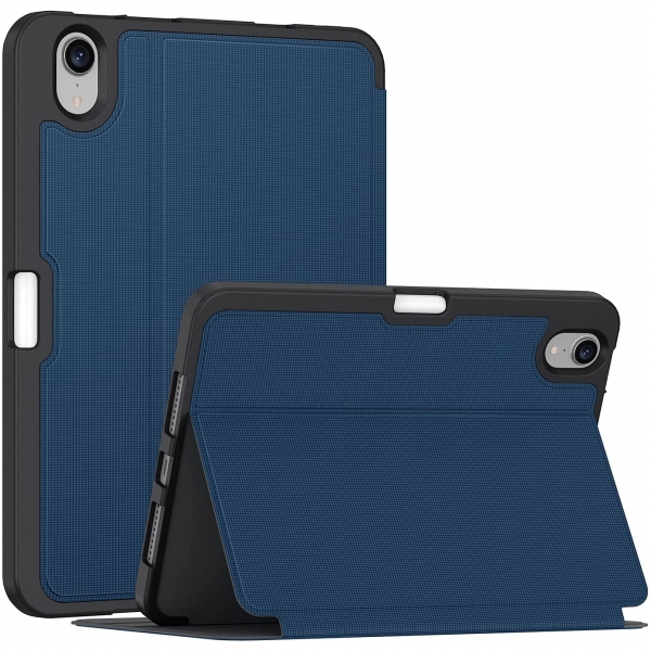 Soke Apple iPad Mini 6 Standl Klf (8.3 in)-Navy