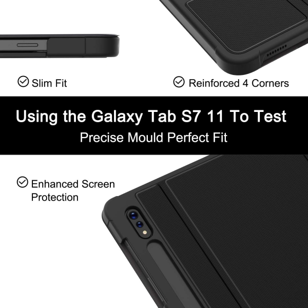 Soke Galaxy Tab S7 Klf (11 in)-Black