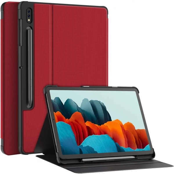 Soke Galaxy Tab S7 Klf (11 in)-Red