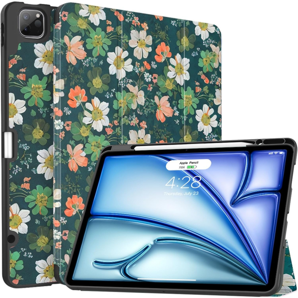 Soke Kalem Blmeli iPad Air M2 Klf (13 in)-Floral