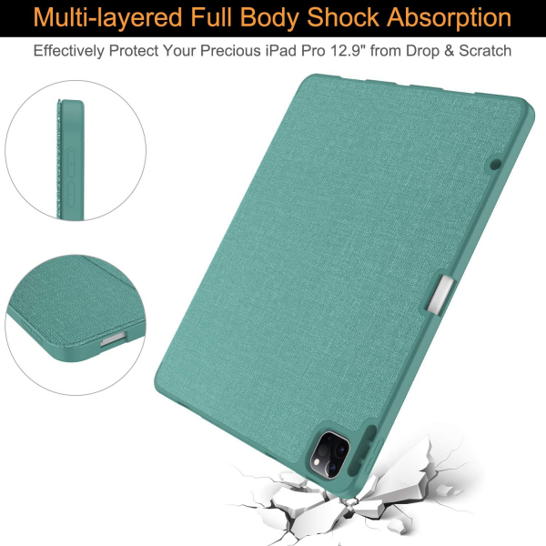 Soke iPad Pro 5/6.Nesil Klf (12.9 in)-Lake Blue