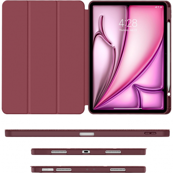 Soke iPad Pro 5/6.Nesil Klf (12.9 in)-Wine