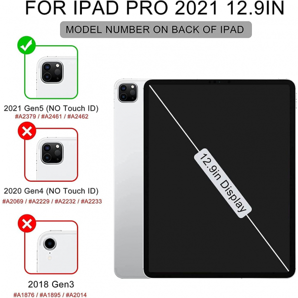 Soke Standl iPad Pro Klf (12.9 in)-Sky Blue