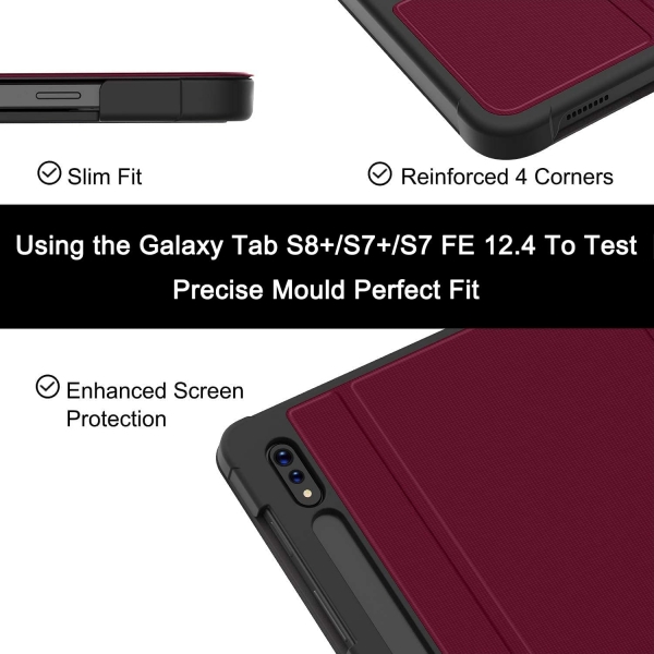 Soke Standl Galaxy Tab S8 Plus Klf (12.4 in)-New Wine