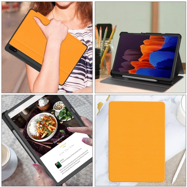 Soke Standl Galaxy Tab S8 Plus Klf (12.4 in)-Citrus