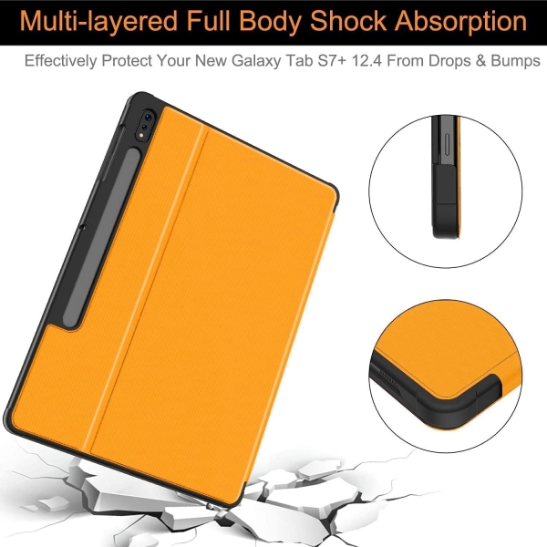 Soke Standl Galaxy Tab S8 Plus Klf (12.4 in)-Citrus