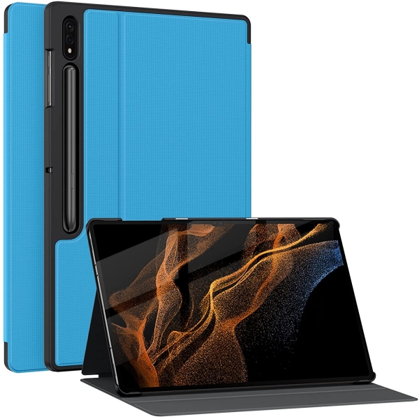 Soke Standl Galaxy Tab S8 Ultra Klf (14.6 in)-Light Blue