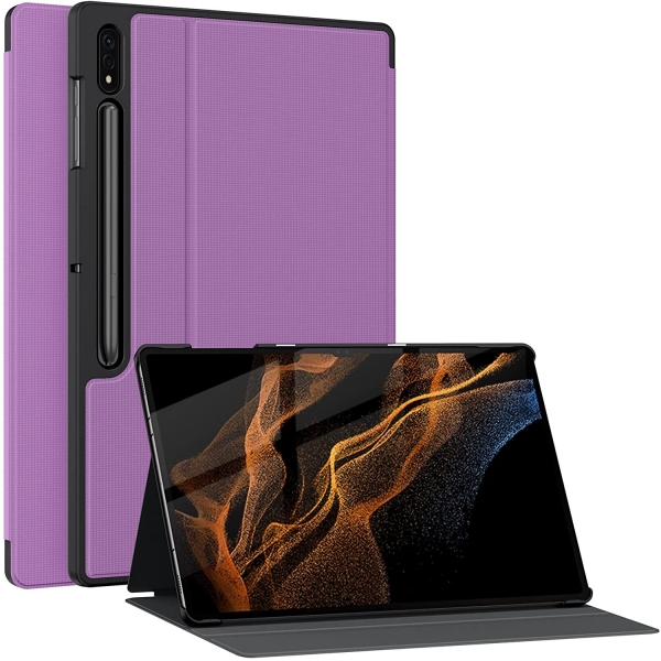 Soke Standl Galaxy Tab S8 Ultra Klf (14.6 in)-Violet