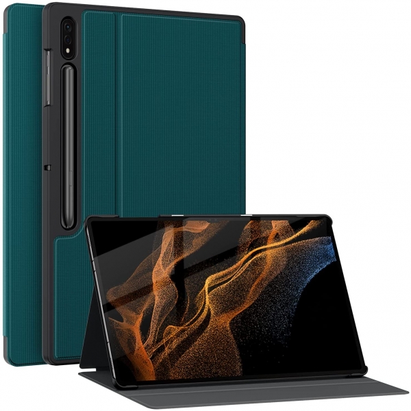 Soke Standl Galaxy Tab S8 Ultra Klf (14.6 in)-Teal