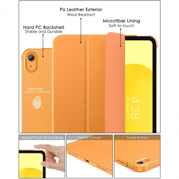 Soke Standl iPad 10.Nesil Klf (10.9 in)-Citrus