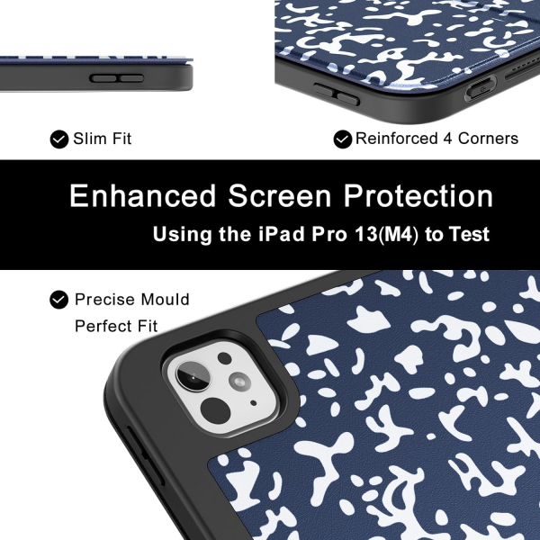 Soke Standl iPad Pro M4 Klf (13 in)-Navy