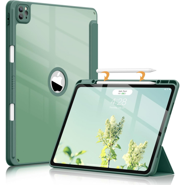 Soke Ultra Hybrid iPad Air M2 Klf (13 in)-Midnight Green 