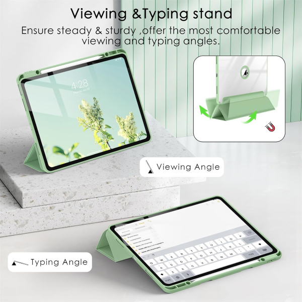 Soke Ultra Hybrid iPad Air M2 Klf (13 in)-Matcha Green