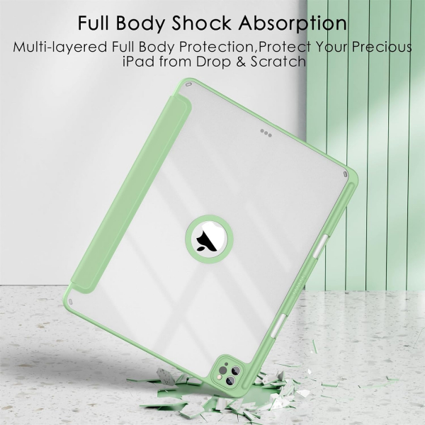 Soke Ultra Hybrid iPad Air M2 Klf (13 in)-Matcha Green