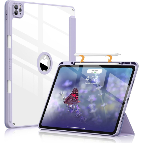Soke Ultra Hybrid iPad Air M2 Klf (13 in)-Gray Purple