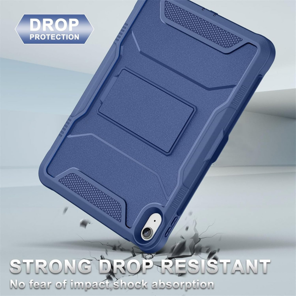 Soke iPad Air M2/M3 Tam Korumal Klf (11 in)-Navy