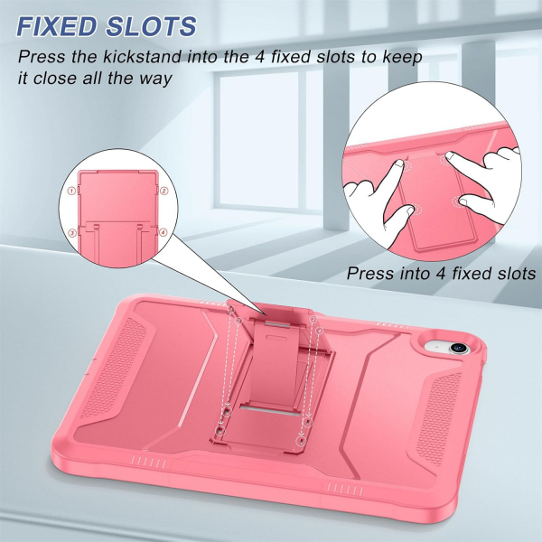 Soke iPad Air M2/M3 Tam Korumal Klf (11 in)-Watermelon