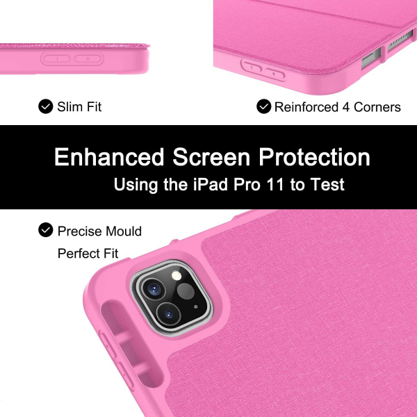 Soke iPad Pro Klf (11 in)-Hot Pink