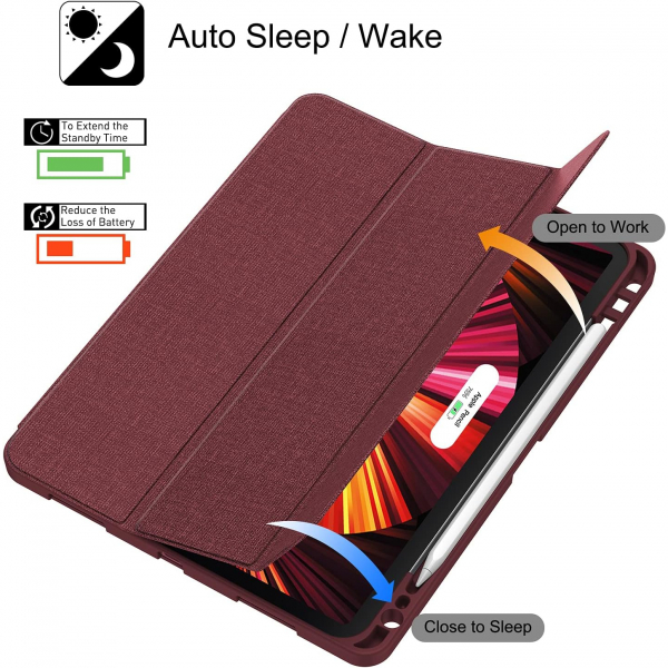 Soke iPad Pro Klf (11 in)-Wine