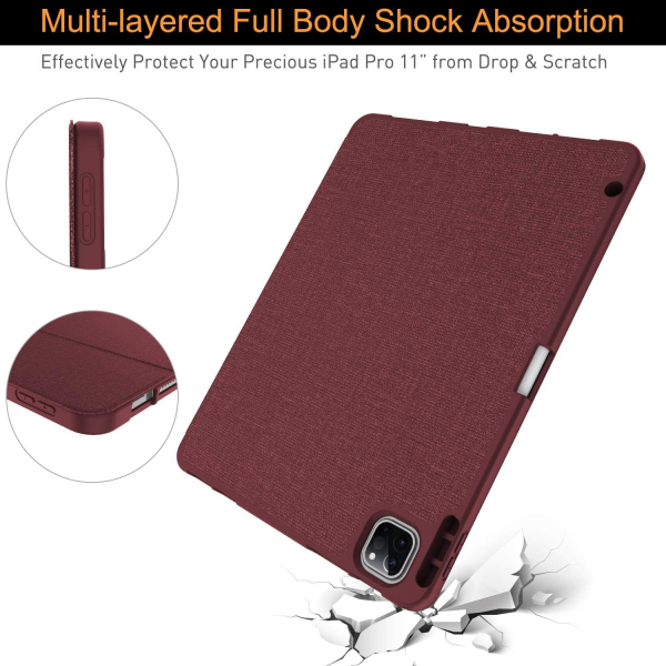 Soke iPad Pro Klf (11 in)-Wine
