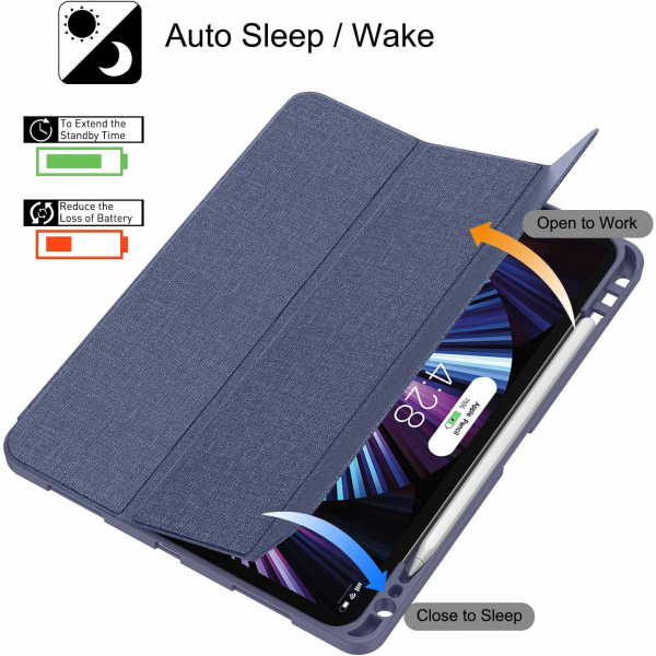 Soke iPad Pro Klf (11 in)-Dark Blue