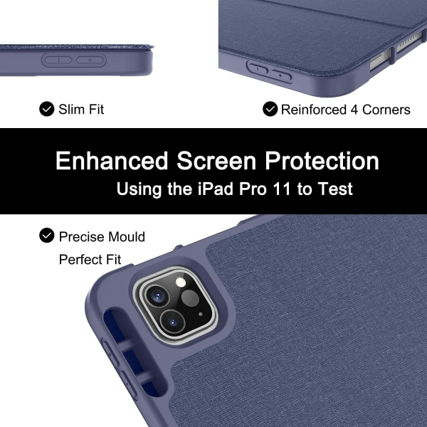 Soke iPad Pro Klf (11 in)-Dark Blue